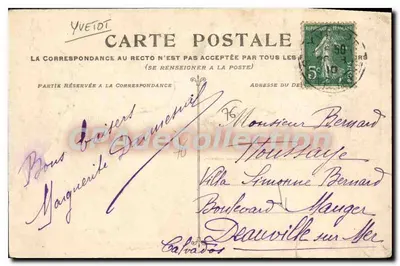 Scena karnawałowa w Yvetot — Longuet Sœurs, wyd., Yvetot — C-07 — Rewers