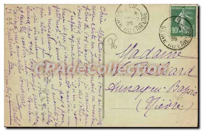 Bilhete postal antigo Pittoresque Saint Laurent feitas no mês de Maio o belo peregrinação que mesmo na capela aberta — Verso