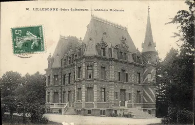 Lillebonne (Seine-Inférieure) — Castelo Moderno — Edição Bultion, n°16