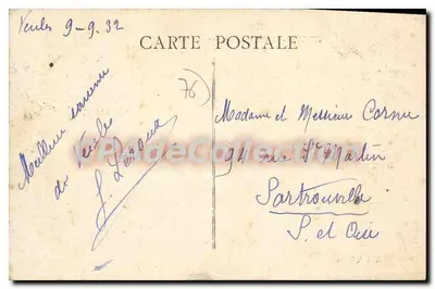 VEULES-les-ROSES — Terrasse do Casino — Coll. J. Guesdon — Verso