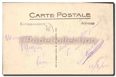 Saint-Valéry-en-Caux — All'Orario del Bagno — Cartolina d'epoca LL. — N° 122 — Verso