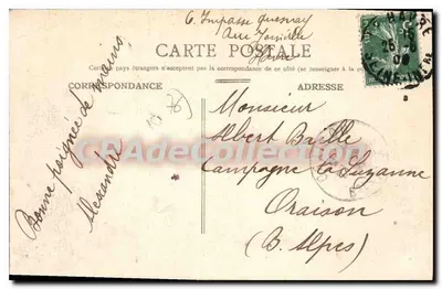 Le Havre — L'Hôtel-de-Ville — Editore sconosciuto, numero di serie non visibile — Verso