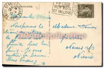 Saint-Valery-en-Caux — Der Quai d'Amont — ND — Rückseite