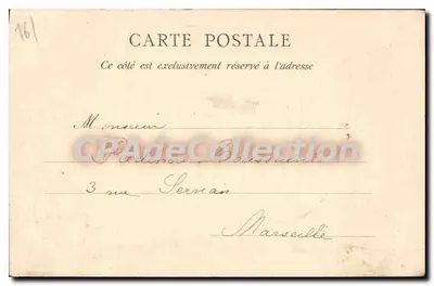 Fécamp - A Igreja de São Etienne — E. Le Delleux, Paris, N° 107 — Verso