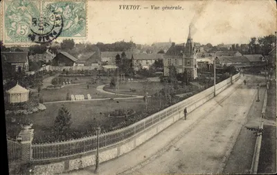 Yvetot — Vista geral. — Editor: Lajouet & Cie, n° 76