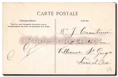 As Falésias no Cap Fagnet — Fécamp — L. J. — Verso