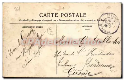 Eu. — Ruines du Château — Éditeur NALACS — Verso