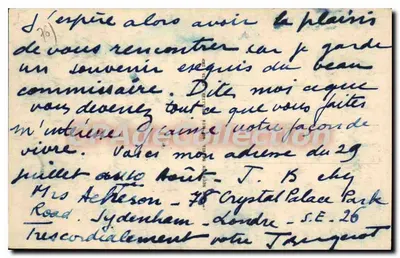 Etretat — Uitzicht genomen vanaf de Klok van de Duivel — LL. — n° 137 — Achterkant