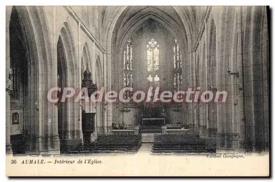 Aumale — Interior da Igreja — Edição Campagne, n°36