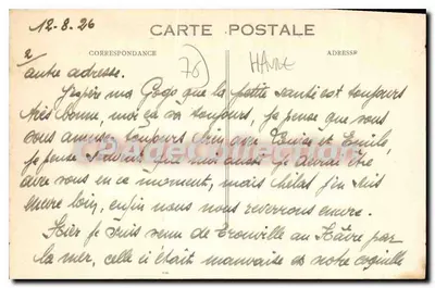 Monument aos Soldados Havrais e à Vitória Francesa (1914-1918) — Havre — Foto da Librairie de France — Verso