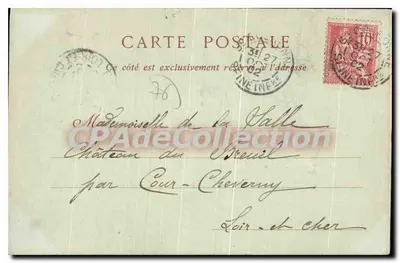 Kobietka z okolic Rouen — Stary Kostium — Nieznany wydawca, n°48 — Rewers
