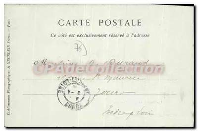 Visão Geral da Abadia de Fécamp — Ed. Paris — n°76 — Verso
