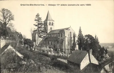 Graville-St-Honorine — Abadia do 11º século (construída em torno de 1050) — Editor: Béatrice Plaçard