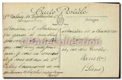 Saint-Valéry-en-Caux — Eine Ansicht der Küste — LL. n°26 — Rückseite