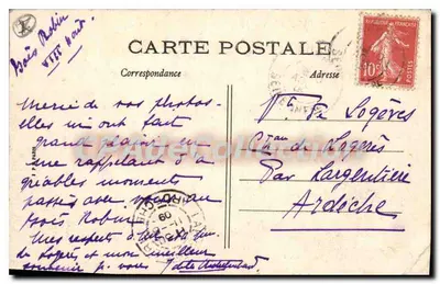Aumale (Seine-Inf) — Castelo do Bols-Robin — Édit. Arnould Aumale — Verso