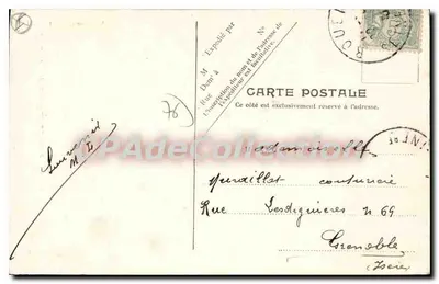Rouen — Fontanna Pucelle — V.P. Paris, nr 3 — Rewers