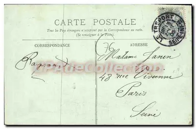 Le Tréport — Port przy niskiej mierze — LL. — Rewers