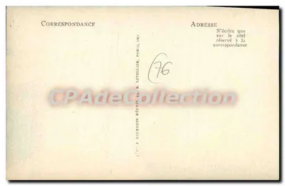 Le Tréport — Przylądek i Kościół — LL — Rewers