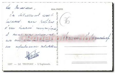 Le Tréport — Esplanada — Wysepka — Rewers