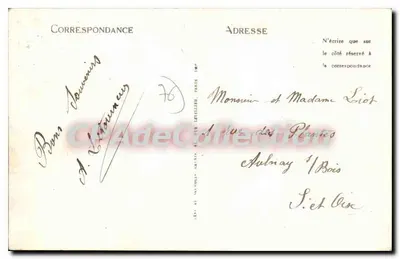 Dieppe — O Banho — LL. — Edição LL, n° 371 — Verso