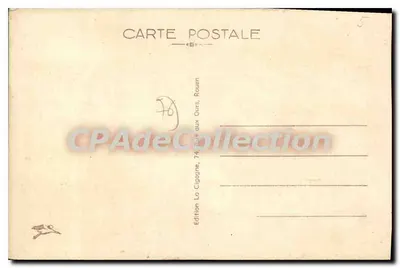 Uma Pensée de Rouen — edição La Cigogne, n° 656 — Verso
