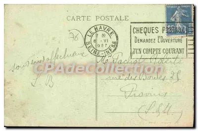 Le Havre - L'Artsena! — editor Nemlix, n° de série 1003 — Verso