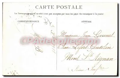 Dieppe — Igreja Nossa Senhora do Pollet — Edição das Galerias Parisienses — Verso