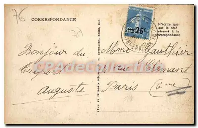 Le Tréport — Plac i Kasyno — LL. — Rewers