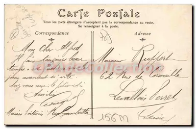 Tréport — Parowóz wjeżdżający do portu — ND Fot., n°98 — Rewers