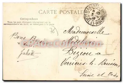 Rouen (S.-Inf.) — Quai de Paris — wydawca S. Inf. nr 650 — Rewers