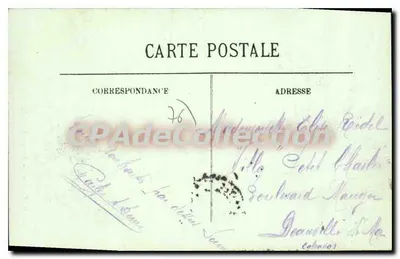 Le Havre — O Sémaphore — LL. — N° 109 — Verso