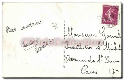 Saint-Valéry-sur-Somme — Pomnik Pamięci Zmarłych — Wydawnictwo Scailletree, nr 138 — Rewers