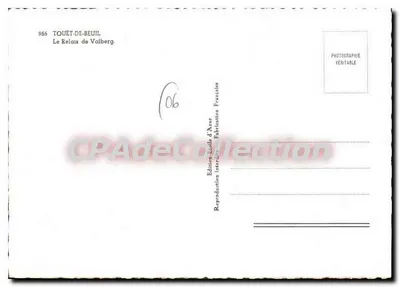 Wnętrze Relais de Valberg — Touët-de-Beuil — Wydawnictwo Léolé d'Aur — Rewers