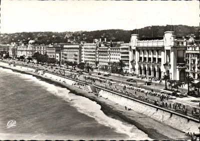 Nice - Pałac Mediterański i Promenada Anglijska — Cap
