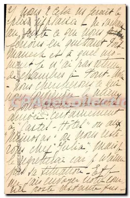 Widok na PORT-MANECH i Hotel Julia (Finistère) — ND — A. Billet — Rewers
