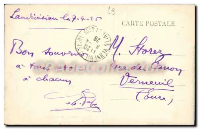 Morlaix-St-Thégonnec — Ogólny widok kościoła — Wyd. Inizan, Landivisiau — Rewers