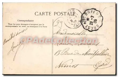 Souvenir da Bélgica — Coleção Villars Guirne — Verso