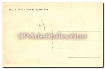 Stary Opowiadacz z kraju Glazik — seria I102 — LE DOARS, PHOT. - CHATEAULIN — Rewers