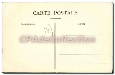 Morgat — Cabo da Cabra — O Templo Grego (visível na maré baixa) — Le Doaré, Châteaulin — Verso