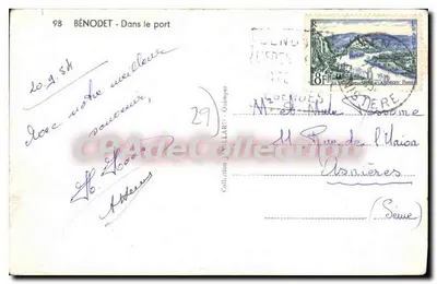 Bénodet — Uitzicht op de haven — JOB — Achterkant