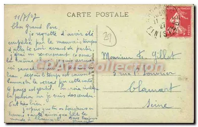 Carantec (Finistère) — Strand van Kélénn — Algemene uitzicht — Achterkant