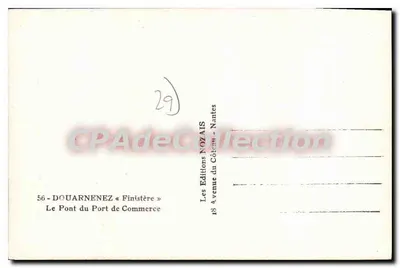 Douarnenez — Most Portu Handlowego — Wydawcy Côteau - Nantes — Rewers