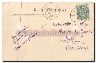 Douarnenez — L'Anse du Port Rhu — Pors an Eostic — editor anónimo, n° 3414 — Reverso