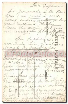 La Martyre (Finistère) — Wnętrze kościoła — Stara pocztówka z kolekcji — Rewers