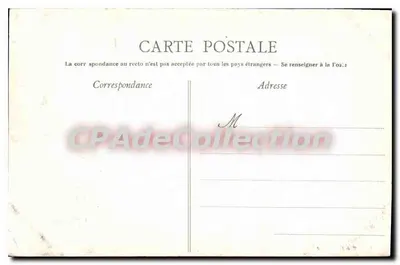 Concarneau — Vista geral da Cidade Fechada — Coleção Le Tendre, n°46 — Verso