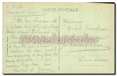Graciarze binionu w Bretanii — Série 536 — Wydawca nieznany — Rewers