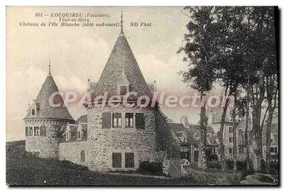 Locquirec (Finistère) — Castelo da Ilha Branca (lado sudoeste) — ND Phot.