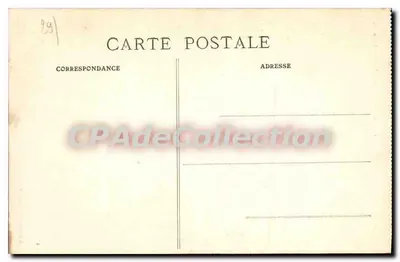 Quimper — Estátua de Laennec — Edição G. Angarsat, n°392 — Verso