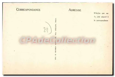 Audierne - Port i Poulgoazec, widok z Hôtel de France — Rewers