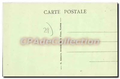 Morgat - Praia do Portzic — vista da baía e das falésias — editor Artaud, Nantes, n°17 — Verso